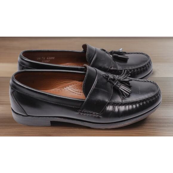 ALLEN EDMONDS STOWE Black Tassel Loafers Shoes Mens Size 11.5 Fast Shipping main image 9